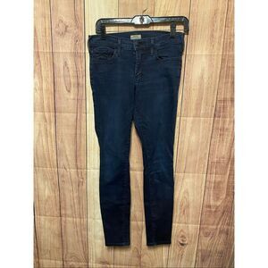 True Religion 26 dark blue Halle Mid Rise Super Skinny jeans denim bottoms
